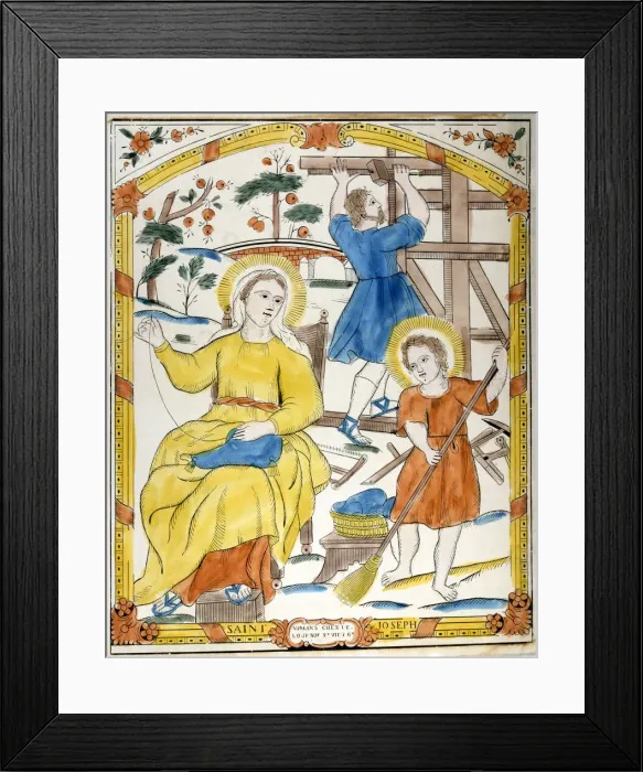 Framed Print : The Holy Family, 19th century Framed Print : The Holy Family, 19th century