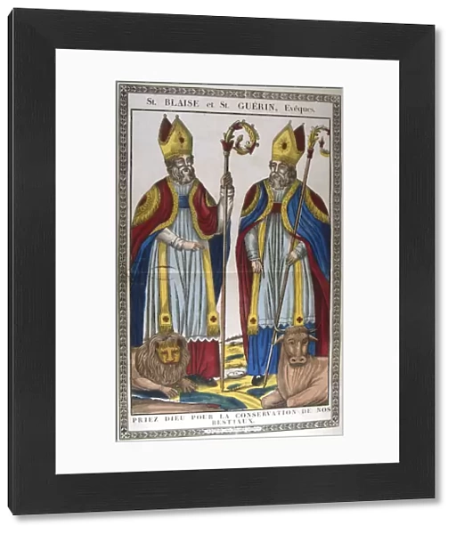 St Blaise and St Guerin, 19th century
