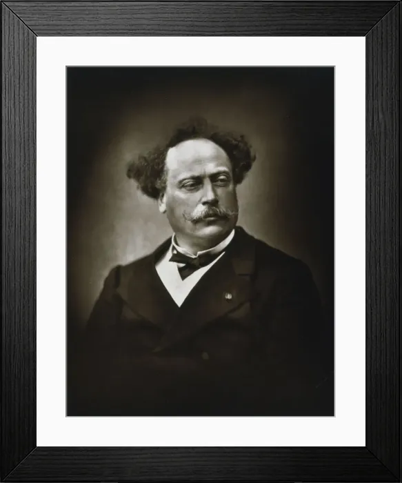 Framed Print : Alexandre Dumas the Younger, French writer, c1865-1895. Artist: Fontaine Framed Print : Alexandre Dumas the Younger, French writer, c1865-1895. Artist: Fontaine