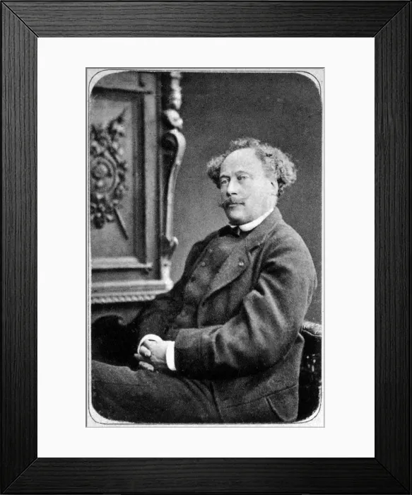 Framed Print : Alexandre Dumas the Younger, French writer, c1865-1895 Framed Print : Alexandre Dumas the Younger, French writer, c1865-1895
