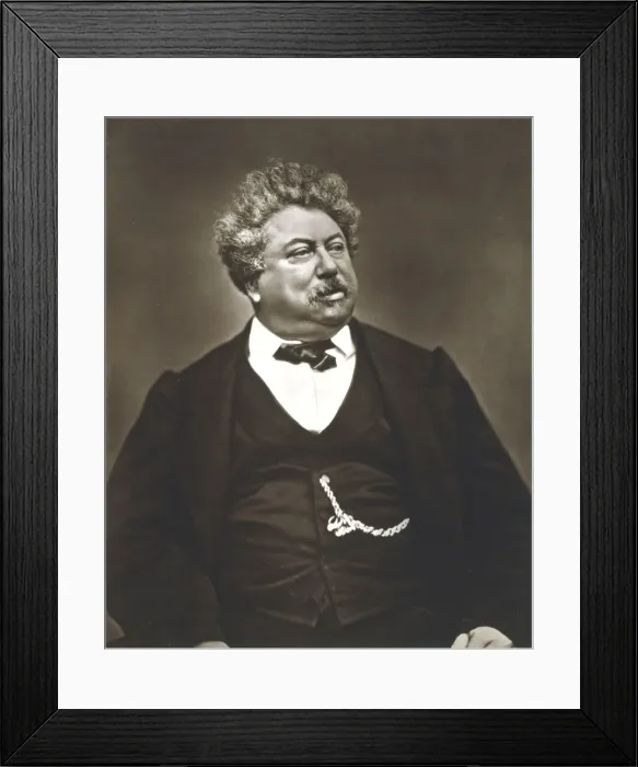 Framed Print : Alexandre Dumas the Elder, French novelist and playwright, c1850-1870. Artist: Etienne Carjat Framed Print : Alexandre Dumas the Elder, French novelist and playwright, c1850-1870. Artist: Etienne Carjat