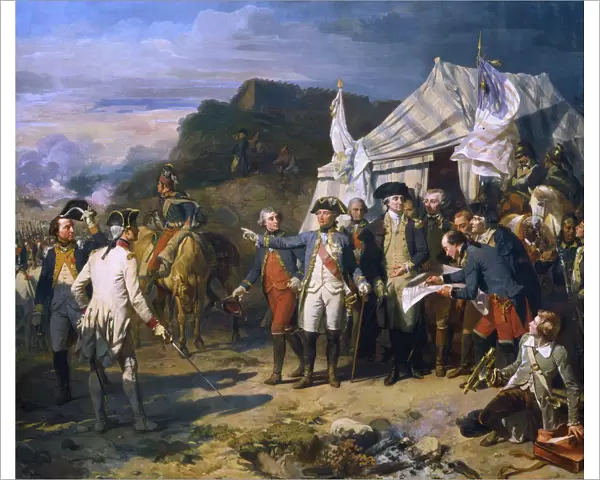 Siege of Yorktown, 1781 (c1836). Artist: Auguste Couder