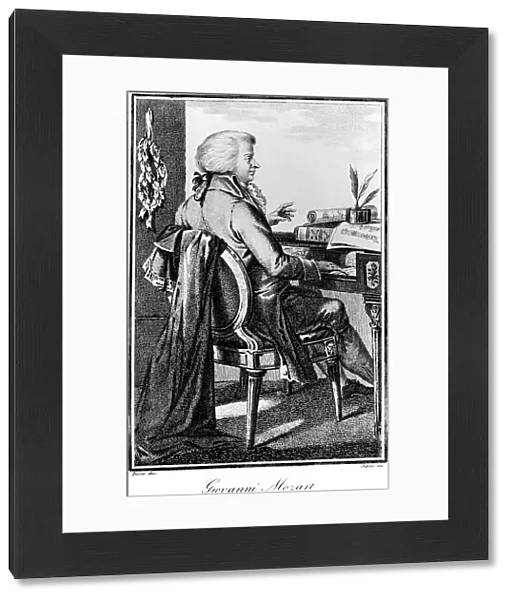 Wolfgang Amadeus Mozart, Austrian composer, c1784-1827. Artist: Giovanni Antonio Sasso