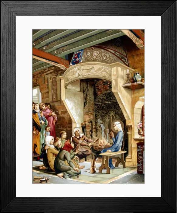 Framed Print : St Elizabeth of Hungary, (1878) Framed Print : St Elizabeth of Hungary, (1878)