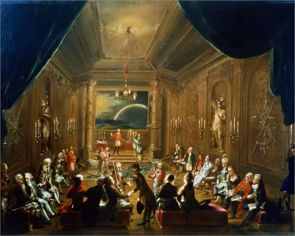 Meeting of the Masonic Lodge, Vienna, 18th century