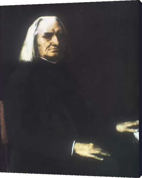 Franz Liszt, 1886. Artist: Mihaly Munkacsy