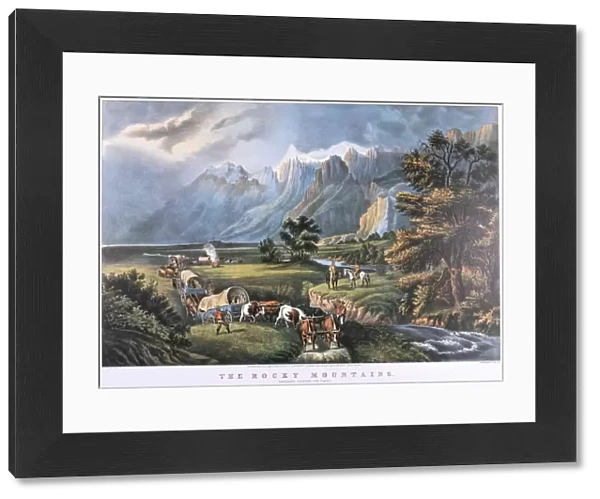 The Rocky Mountains, c1834-c1876. Artist: Frances Flora Bond Palmer