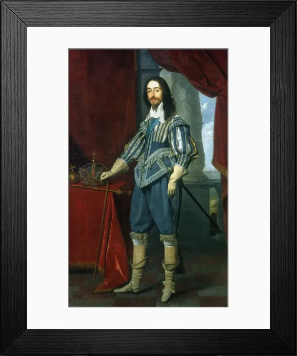 Framed Print : Charles I, King of Great Britain and Ireland, 1631. Artist: Daniel Mytens Framed Print : Charles I, King of Great Britain and Ireland, 1631. Artist: Daniel Mytens