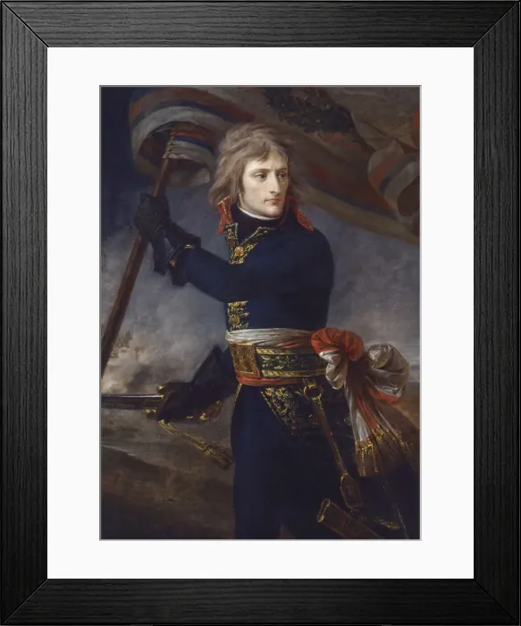 Framed Print : General Bonaparte at Arcole, 17 November 1796, (c1797). Artist: Antoine-Jean Gros Framed Print : General Bonaparte at Arcole, 17 November 1796, (c1797). Artist: Antoine-Jean Gros