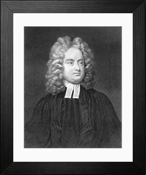 Framed Print : Jonathan Swift, Anglo-Irish satirist, poet and cleric Framed Print : Jonathan Swift, Anglo-Irish satirist, poet and cleric