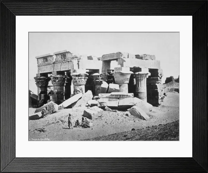 Framed Print : Kom Ombo, Egypt, 1878. Artist: Pascal Sebah Framed Print : Kom Ombo, Egypt, 1878. Artist: Pascal Sebah