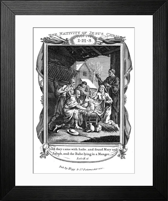 Framed Print : Adoration of the Shepherds, c1808 Framed Print : Adoration of the Shepherds, c1808