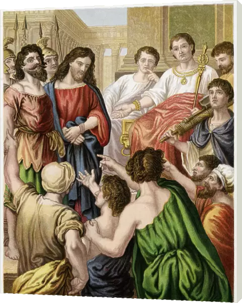 Jesus before Pilate, mid 19th century