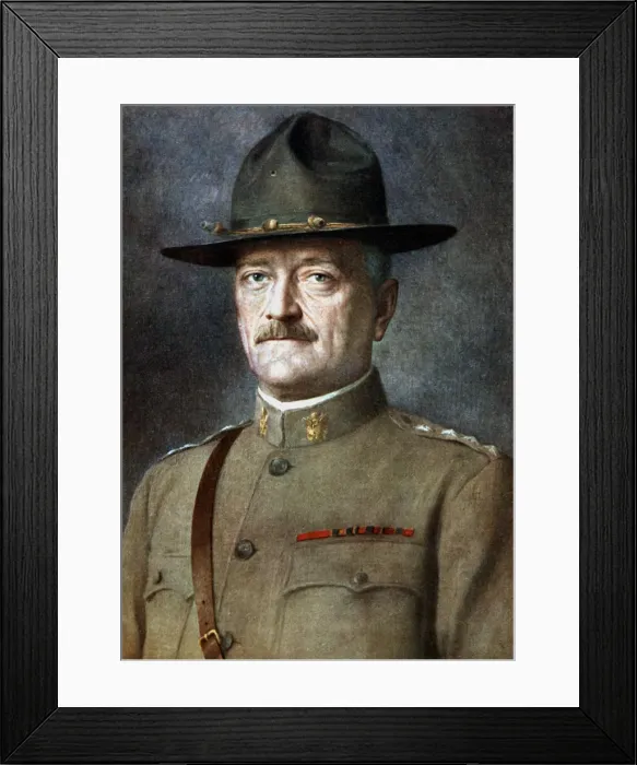 Framed Print : John Joseph Pershing, American general Framed Print : John Joseph Pershing, American general