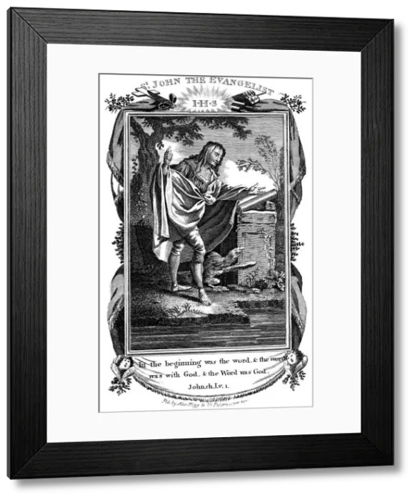 Framed Print : St John the Evangelist, c1808 Framed Print : St John the Evangelist, c1808