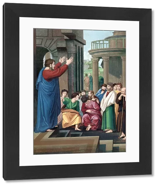 St Paul the Apostle preaching to the Athenians, c1860