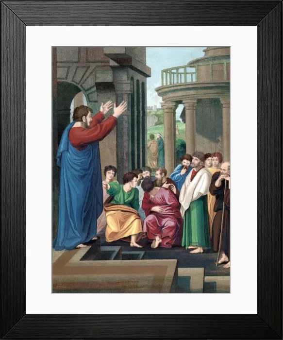 Framed Print : St Paul the Apostle preaching to the Athenians, c1860 Framed Print : St Paul the Apostle preaching to the Athenians, c1860