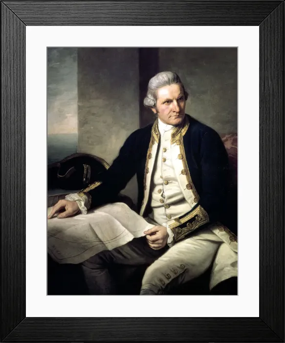 Framed Print : James Cook, English explorer, navigator and hydrographer, 1775-1776. Artist: Nathaniel Dance-Holland Framed Print : James Cook, English explorer, navigator and hydrographer, 1775-1776. Artist: Nathaniel Dance-Holland