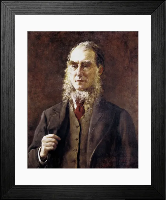 Framed Print : Joseph Dalton Hooker, English botanist, plant geographer and collector Framed Print : Joseph Dalton Hooker, English botanist, plant geographer and collector
