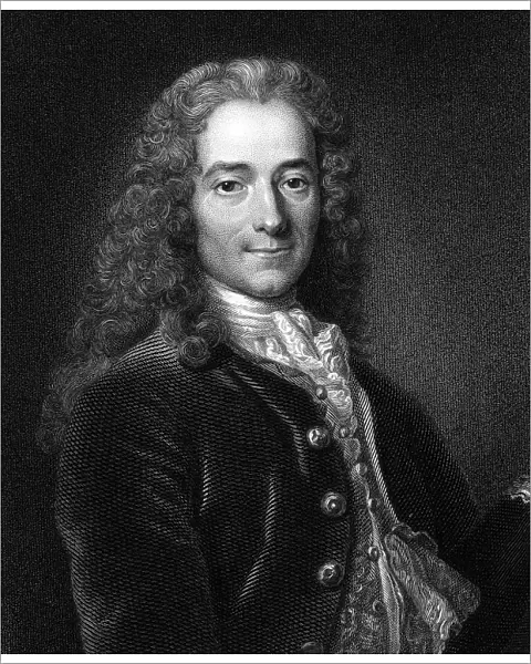 Voltaire, 18th century French author, playwright, satirist and man of letters