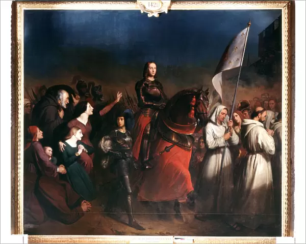 Joan of Arcs entry into Orleans, Evening of the Liberation of the Town, 8 May 1429 (c1818-1862). Artist: Henry Sheffer