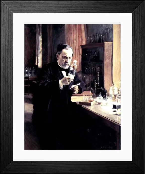 Framed Print : Louis Pasteur, 1885. Artist: Albert Edelfelt Framed Print : Louis Pasteur, 1885. Artist: Albert Edelfelt