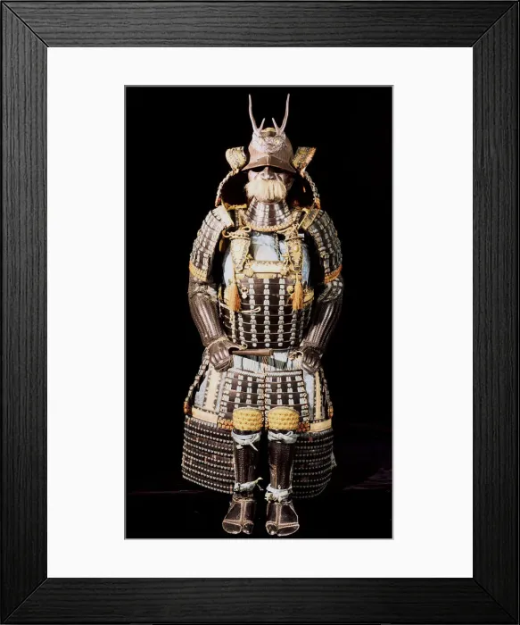 Framed Print : Suit of Japanese armour, mid 16th century Framed Print : Suit of Japanese armour, mid 16th century
