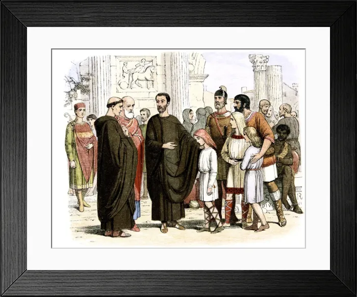 Framed Print : Pope Gregory I, the Great, 590-604 (c1860) Framed Print : Pope Gregory I, the Great, 590-604 (c1860)