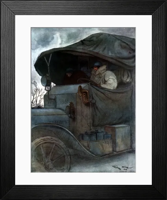 Framed Print : Au Volant ( At the Wheel ), 1918 Framed Print : Au Volant ( At the Wheel ), 1918
