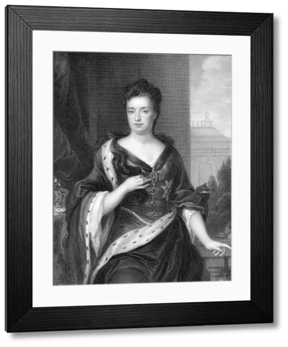 Framed Print : Anne (1665-1714), Queen of Great Britain and Ireland from 1702 Framed Print : Anne (1665-1714), Queen of Great Britain and Ireland from 1702