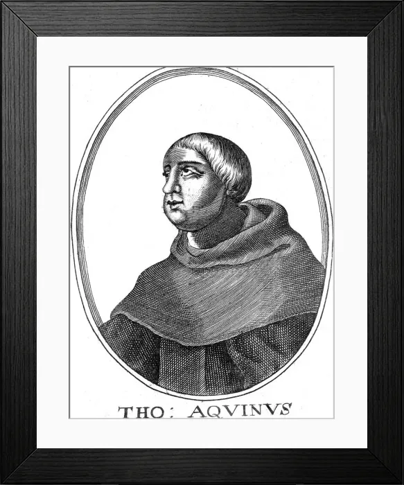 Framed Print : St Thomas Aquinas (c1225-1274), Italian philosopher and theologian Framed Print : St Thomas Aquinas (c1225-1274), Italian philosopher and theologian