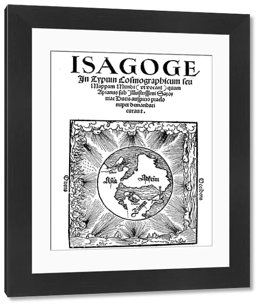 Title page of Isagoge in Typum Cosmographicum seu Mappam Mundi by Peter Apian, 1523