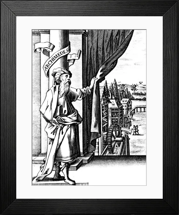 Framed Print : Archimedes (c287-212 BC), Ancient Greek mathematician and inventor Framed Print : Archimedes (c287-212 BC), Ancient Greek mathematician and inventor