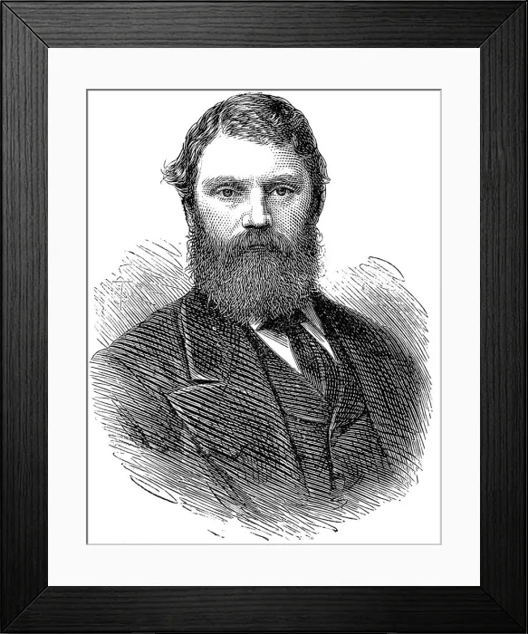 Framed Print : Francis Edmund Anstie (1833-1874), English physician, 1874 Framed Print : Francis Edmund Anstie (1833-1874), English physician, 1874
