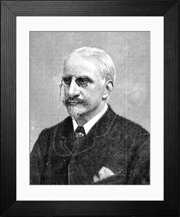 Framed Print : Arthur Arnold (1833-1902), British surveyor and land agent and radical politician, 1896 Framed Print : Arthur Arnold (1833-1902), British surveyor and land agent and radical politician, 1896