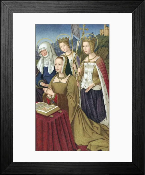 Framed Print : Anne of Brittany (1476-1514), Duchess of Brittany and Queen of France Framed Print : Anne of Brittany (1476-1514), Duchess of Brittany and Queen of France