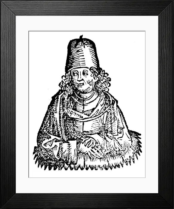 Framed Print : Aristotle (384-322 BC), Ancient Greek philosopher and scientist, 1493 Framed Print : Aristotle (384-322 BC), Ancient Greek philosopher and scientist, 1493