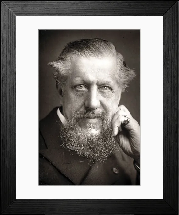 Framed Print : Edwin Arnold (1832-1904), British orientalist, poet and journalist, c1890 Framed Print : Edwin Arnold (1832-1904), British orientalist, poet and journalist, c1890