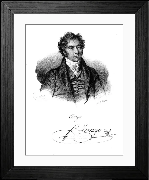 Framed Print : Dominique Francois Jean Arago (1786-1853), French astronomer, physicist and politician, c1820. Artist: Delpech Framed Print : Dominique Francois Jean Arago (1786-1853), French astronomer, physicist and politician, c1820. Artist: Delpech