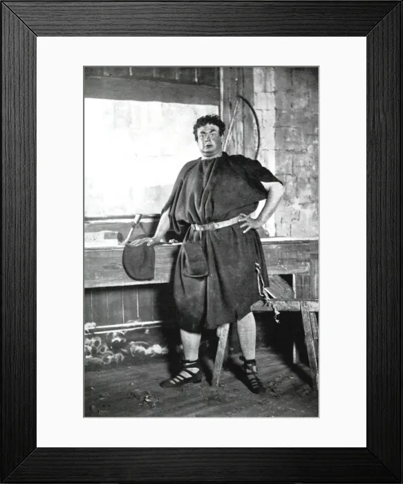 Framed Print : Oscar Asche (1871-1936), Australian-born British actor Framed Print : Oscar Asche (1871-1936), Australian-born British actor
