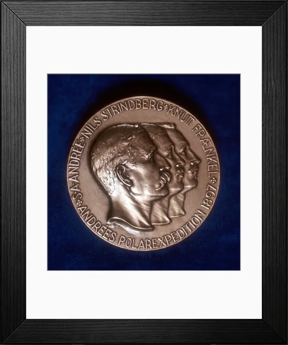 Framed Print : (Salomon) August Andree (1854-1897), Swedish engineer and balloonist, 1897 Framed Print : (Salomon) August Andree (1854-1897), Swedish engineer and balloonist, 1897