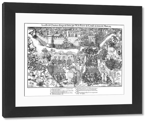 Siege of Chartres, French Religious Wars, 1568 (1570). Artist: Jacques Tortorel