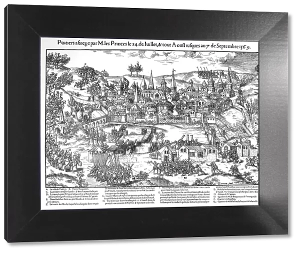 Siege of Poitiers, French Religious Wars, 24 July-7 September 1569 (1570). Artist: Jacques Tortorel