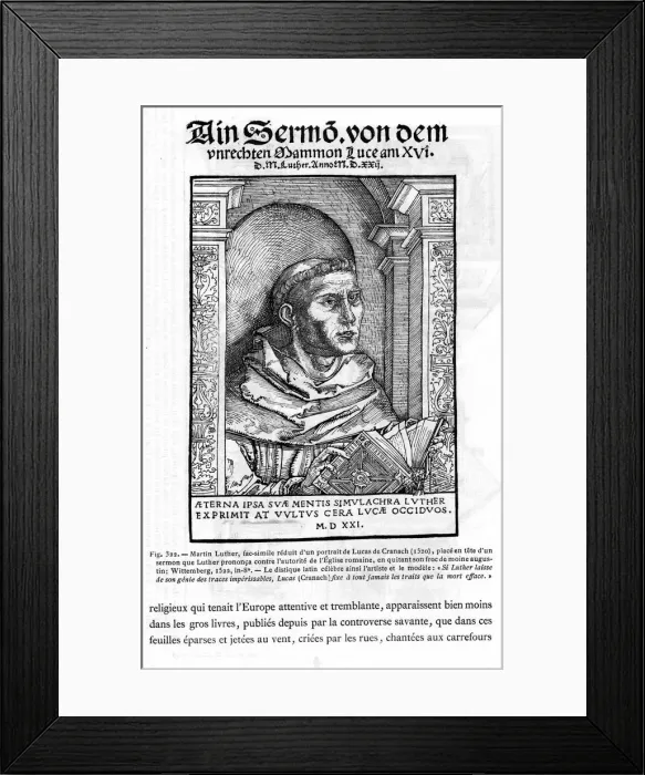 Framed Print : Martin Luther, German Protestant reformer, 1522 Framed Print : Martin Luther, German Protestant reformer, 1522