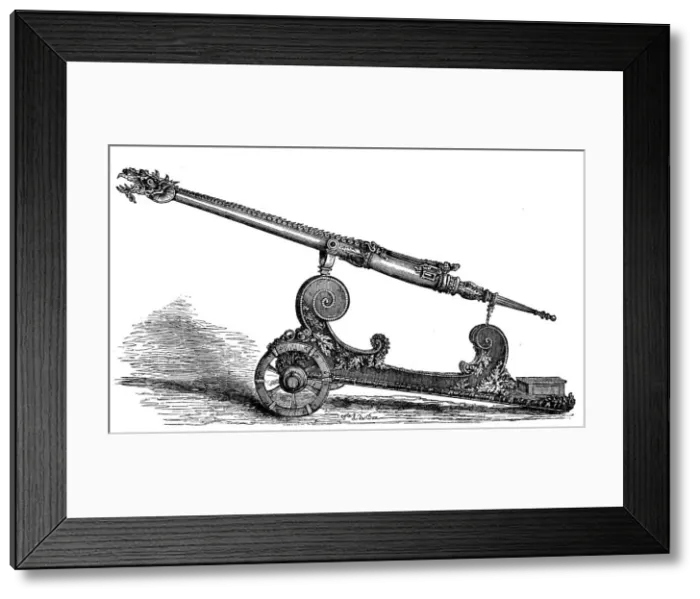 Framed Print : Double-barrelled dragonneau cast in 1503 Framed Print : Double-barrelled dragonneau cast in 1503