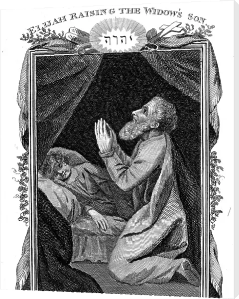 Elijah raising the widows son, c1808