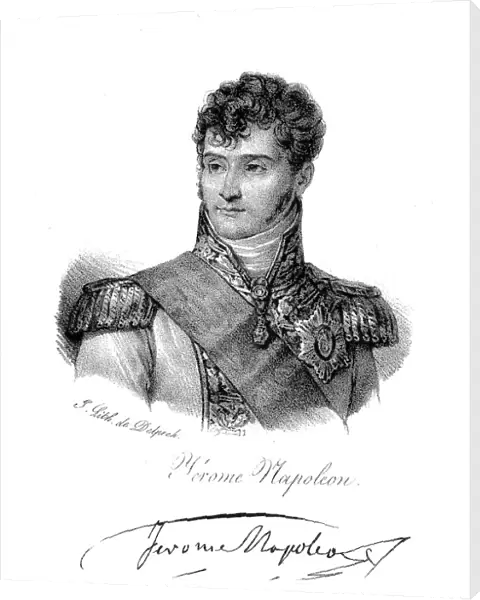 Jerome Bonaparte, brother of Napoleon, c1820. Artist: Delpech