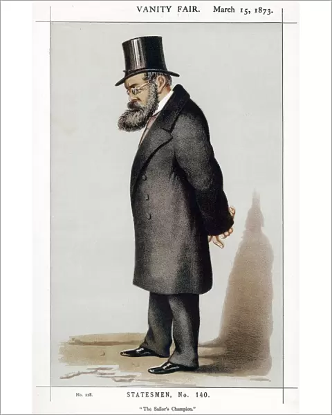 Samuel Plimsoll, British social reformer and politician, 1873