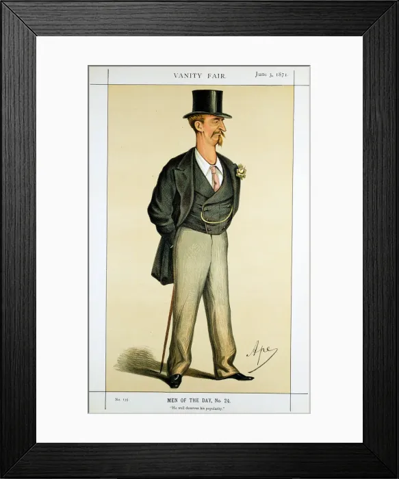 Framed Print : Eyre Massey Shaw, British firefighter, 1871. Artist: Carlo Pellegrini Framed Print : Eyre Massey Shaw, British firefighter, 1871. Artist: Carlo Pellegrini