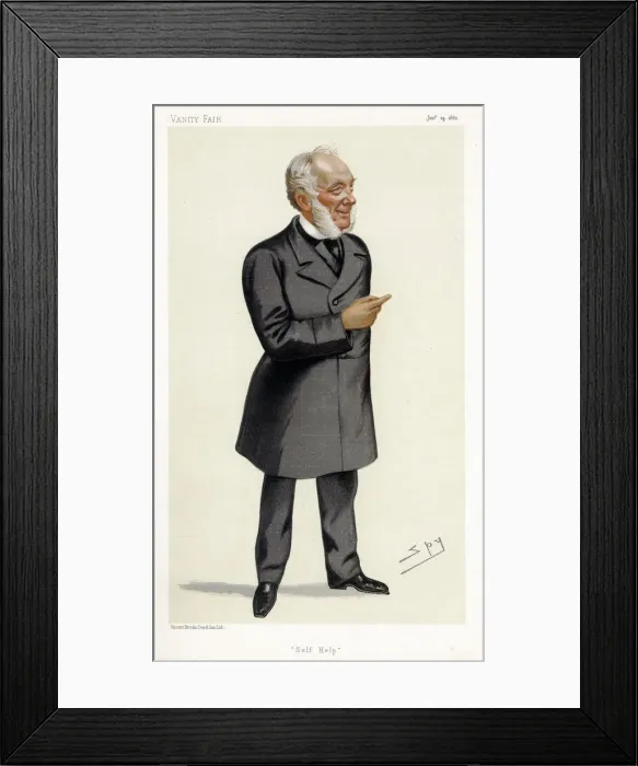 Framed Print : Samuel Smiles, Scottish writer, physician, surgeon and social reformer, 1882. Artist: Spy Framed Print : Samuel Smiles, Scottish writer, physician, surgeon and social reformer, 1882. Artist: Spy